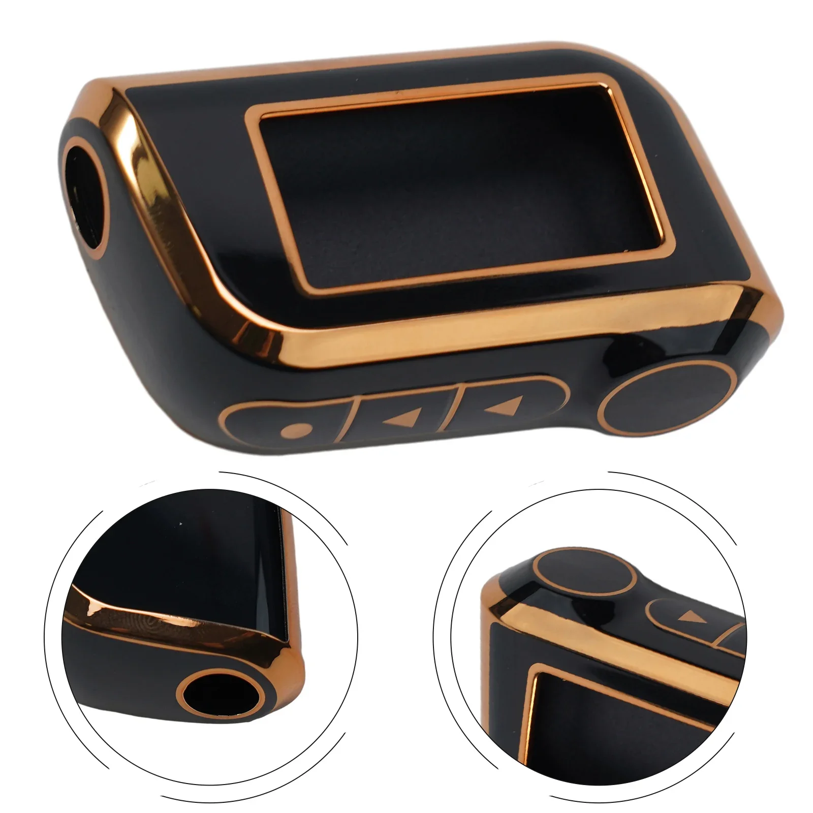 TPU Car Key Case Cover Shell For A93 A63 Russian Two Way Version Minimalist Style Car Key Pack Protective Case Parts