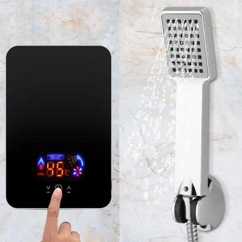 Scaldabagno elettrico istantaneo da cucina per bagno 6500W 220V Scaldabagno per hotel 2 Scaldabagno elettrico istantaneo da cucina per bagno 6500W 220V Scaldabagno per hotel 2