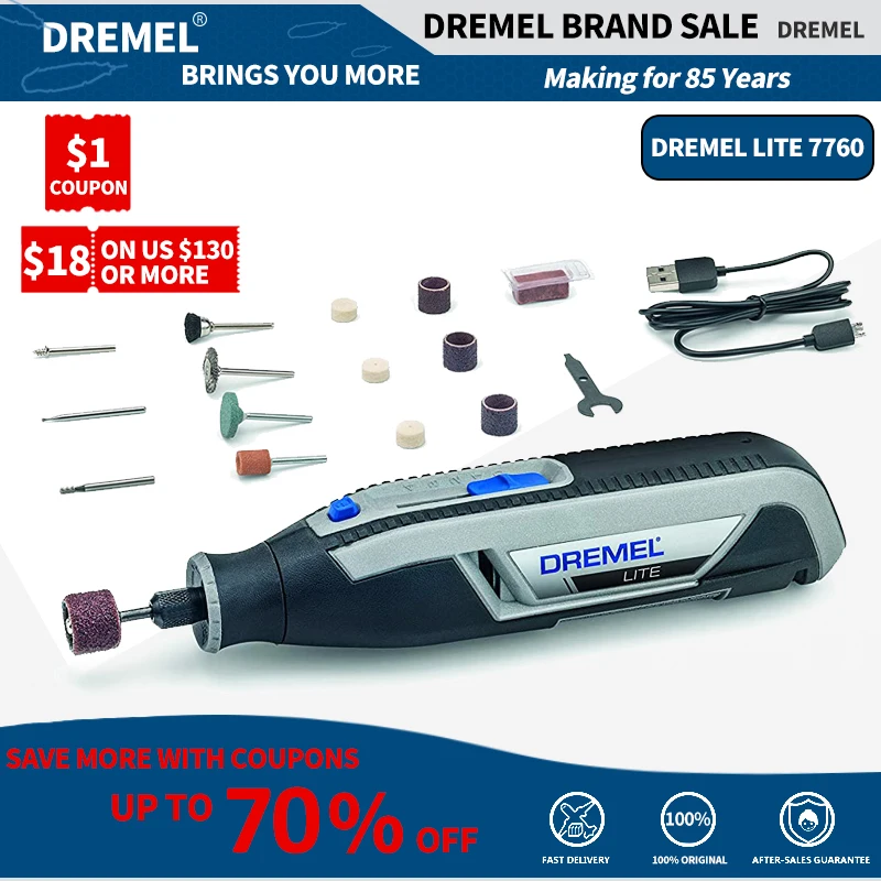 Dremel Lite Cordless Rotary Tool 7760-15 Malaysia - TheWwarehouse