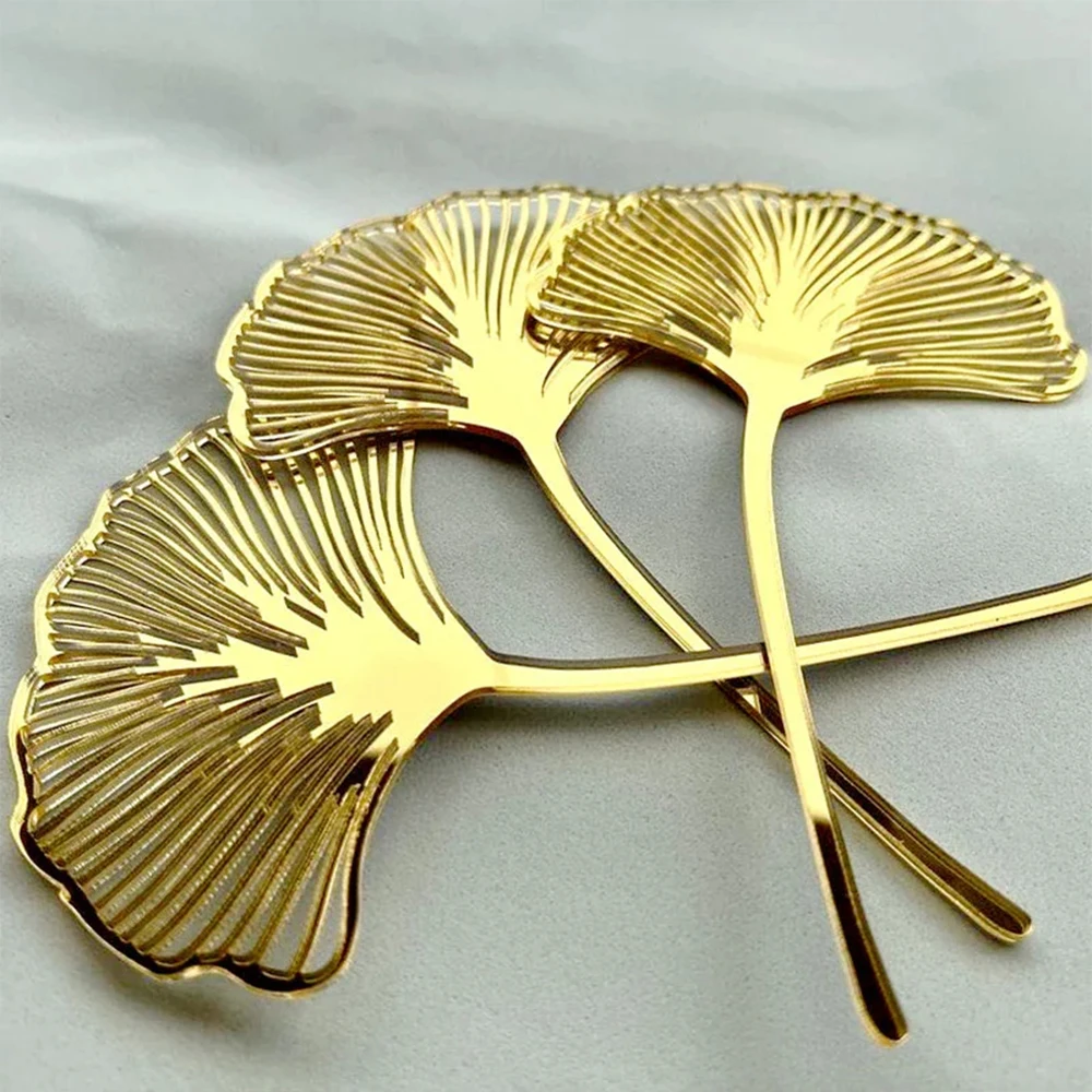 20 Stuks Gouden Taart Toppers - Schuim Ballen Decoratie Met Papieren Waaiers En Ginkgo Voor Goud Thema Feest