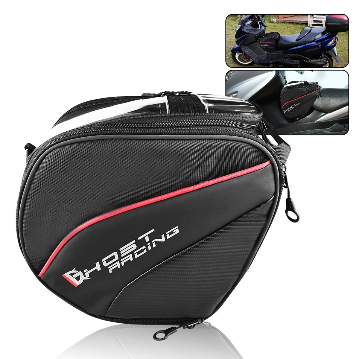혼다 PCX 160 150 XADV750, Bmw C400GT, 야마하 tmax530, NMAX155, 오토바이 스쿠터 페달 가방, 툴백, 러기지 새들백