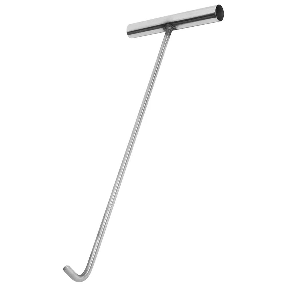 

Shutter Door Lifter T-hook Hooks for Hanging Heavy Duty Stainless Steel Manhole Cover