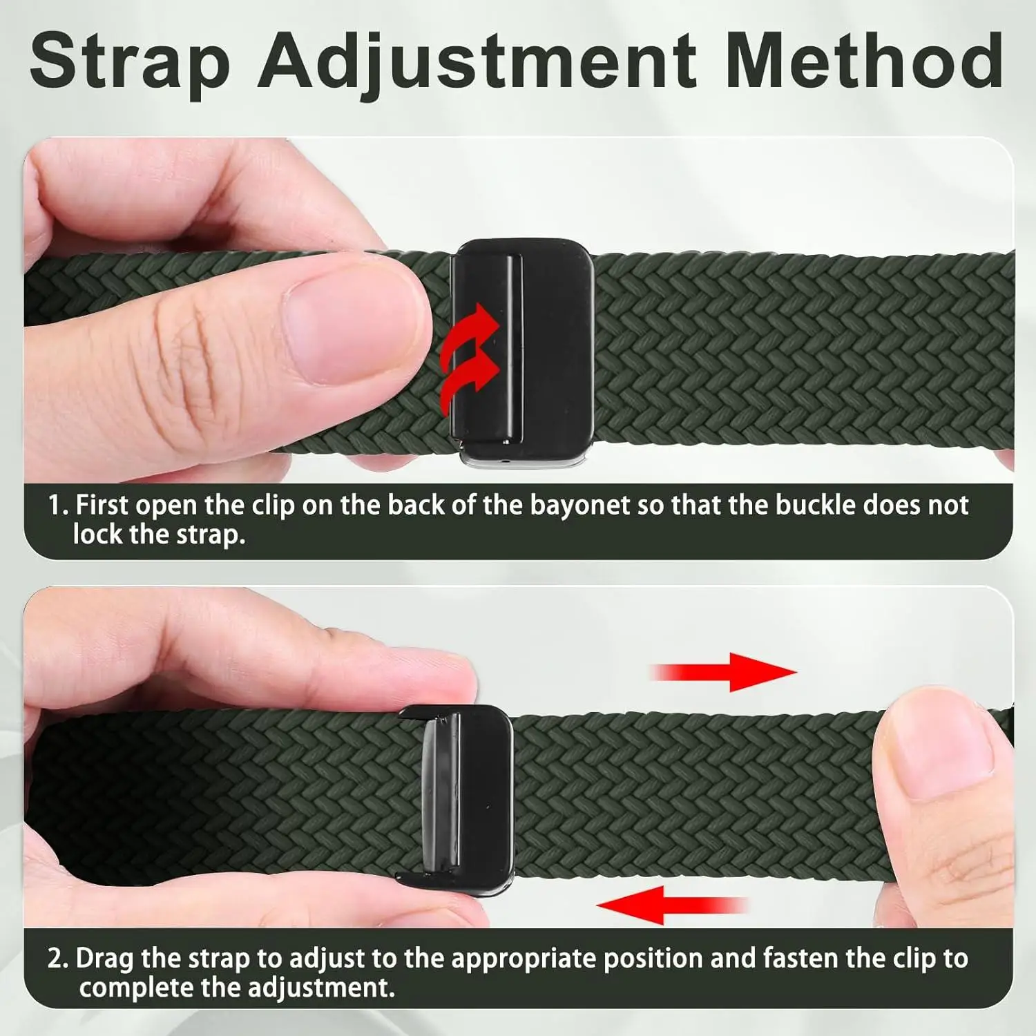 Braided Magnetic Bracelet Strap