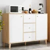 Multi-layer Wooden Kitchen Cabinets Luxury Cupboards Kitchen Furniture Simple Wall Storage Shoe Cabinet Porch Cabinet Integrated 4
