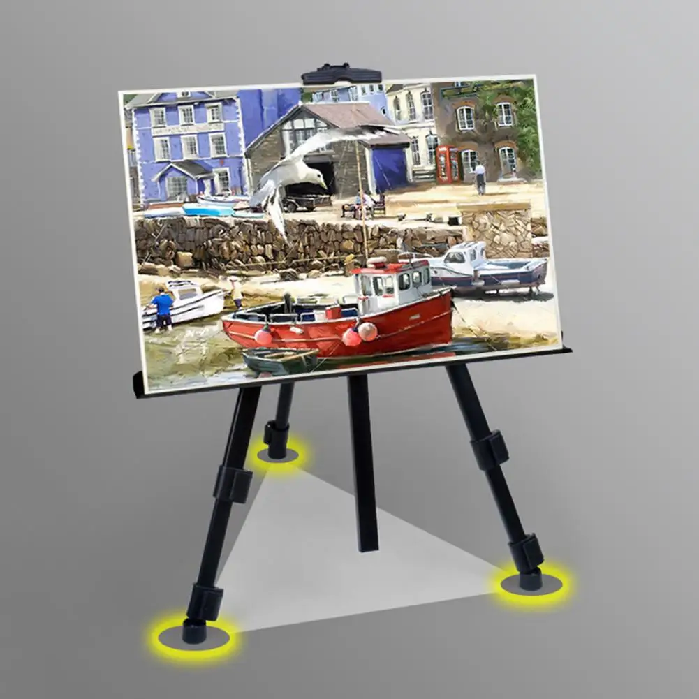 Easel Stand Practical Painting Canvas Art Drawing Easel Thickened Metal Display Painting Canvas Metal Home Use