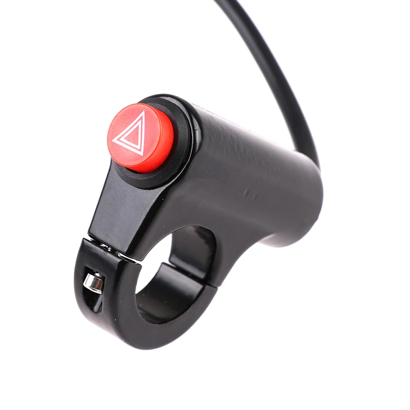 Bouton de commutation de feux de détresse pour moto,lampe d