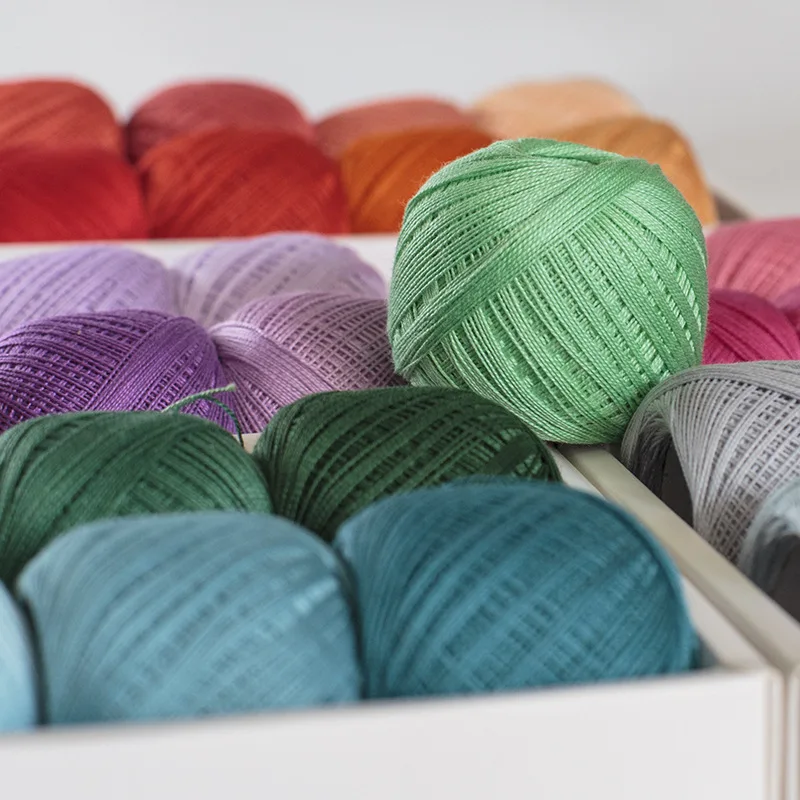 Lace Crochet Thread for Hand Knitting, Crochet Lines, 100% Cotton, DIY, Summer Sweater, Size 10 #, 10g 6