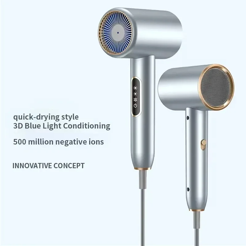 Description Picture 6 of item2000W High-speed Thermostatic Hair Dryer Professional Negative Ion Home Hair Dryer Low Noise Adjustable Salon Hair Dryer