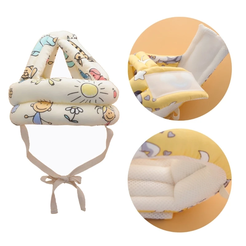 Upgraded Baby Head Protectors Baby Safety  Hat Helmet Baby Toddler Protective Caps Infant Anti-Fall Anti-Collision Head Caps 6