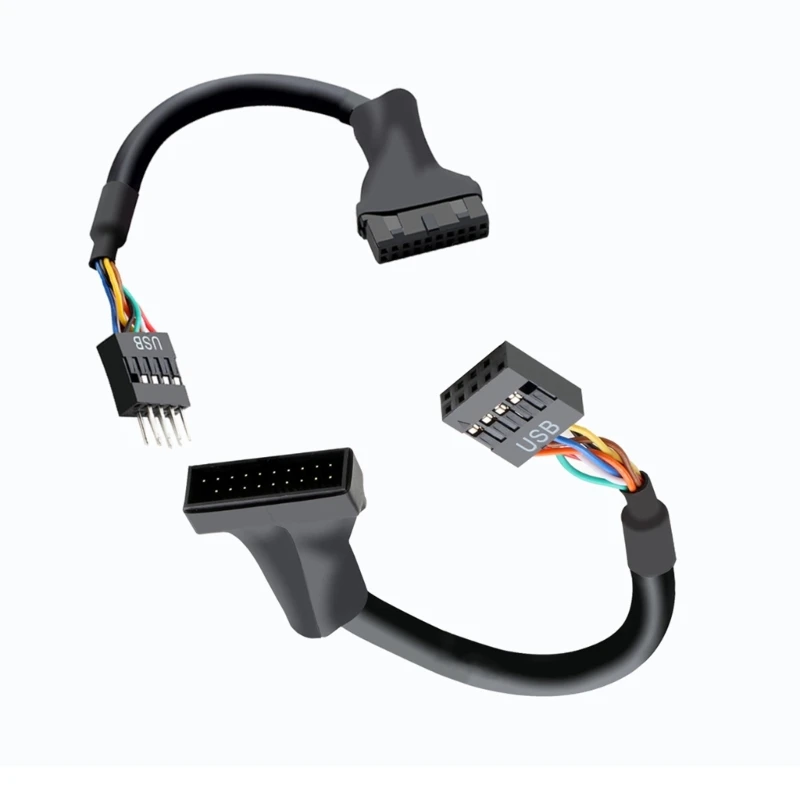 USB Cable Adapter USB3.0 to 2.0 Converter 20Pin Usb3.0 Male/Female To 9Pin Usb2.0 Male/Female Motherboard Header Cord B0KA