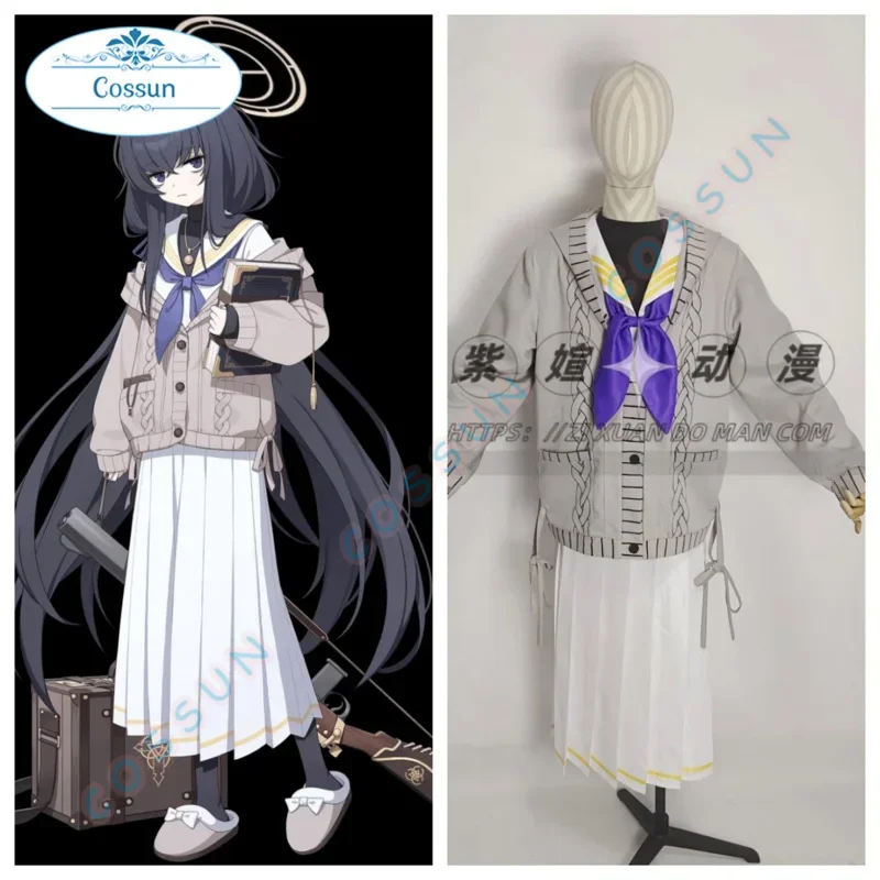 

Game Blue Archive Kozeki Ui Cosplay Costume Women Cute Party Dress Suit Halloween Carnival Uniforms Anime Clothing Custom Made