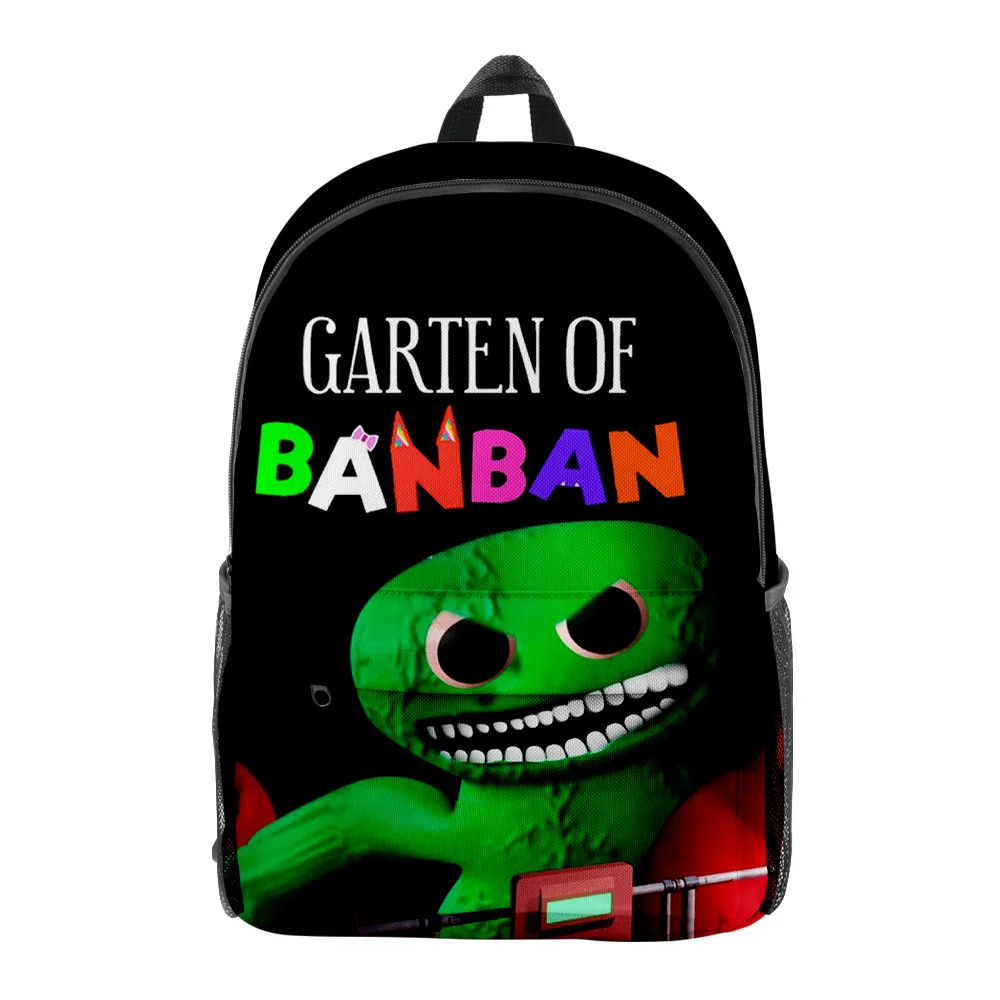 

Модные Молодежные школьные портфели Garten of Banban, рюкзаки для ноутбука, водонепроницаемые забавные дорожные сумки из ткани Оксфорд с 3D-принтом для мальчиков и девочек