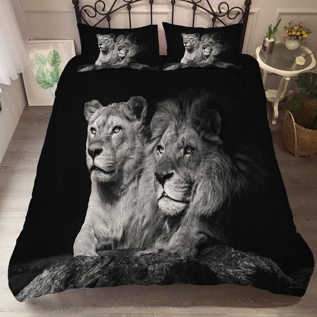 trigo Fácil Pensar en el futuro Juego de cama de león Funda nórdica de animales salvajes Edredón de  impresión 3D Para Adultos Adolescentes King Individual Doble Twin Tamaño  Completo 240x220 _ - AliExpress Mobile