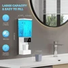 Automatic Mouthwash Dispenser With 2pcs Magnetic Cups For Household Oral Health Bathroom Wall Mounted 700ml 14.8x4.25x2.7inch 2