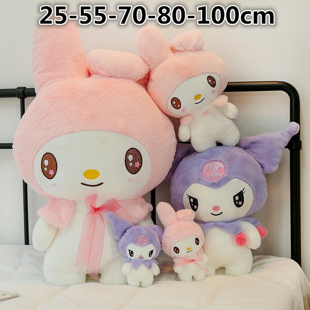 Peluches Kawaii SANRIO Kuromi Plush Toys Anime Giant Plushie Cute Room  Decor Cartoon Stuffed Animal Gigante Kids Toys for Girls - AliExpress