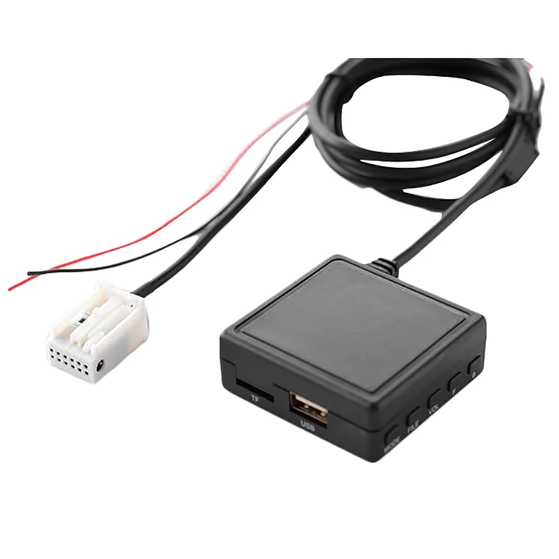

Автомобильный Bluetooth 5,0 AUX кабель адаптер TF USB подходит для 207 307 407