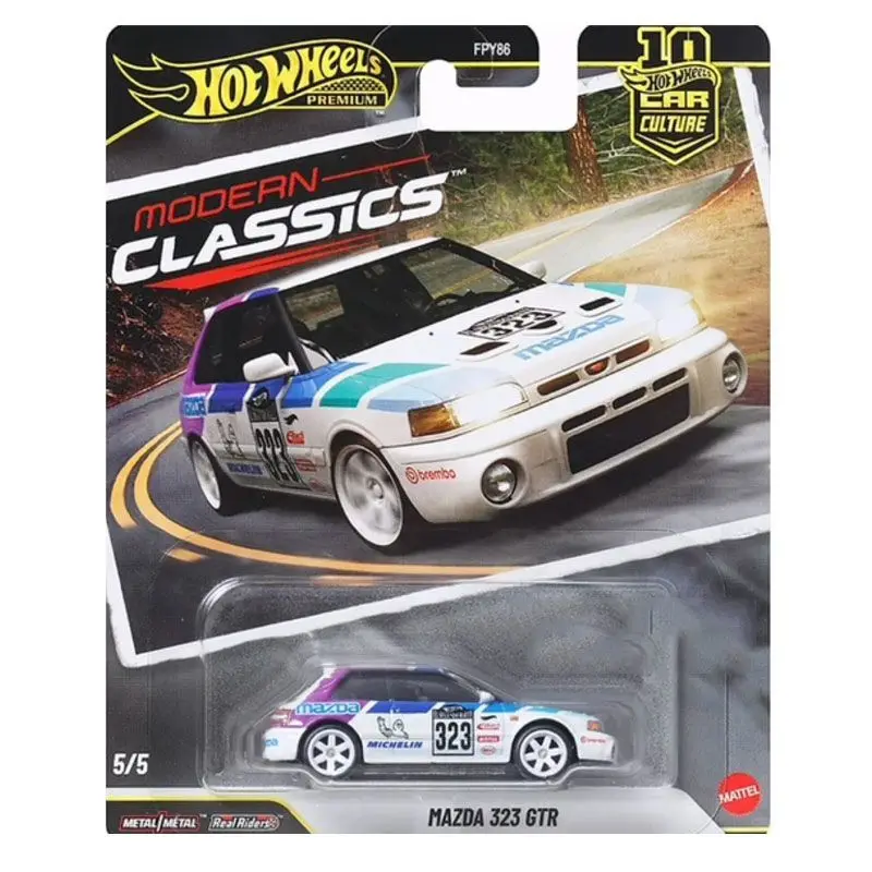 2026 핫휠 프리미엄 FPY86-S 자동차 모델, 페라리 테스타로사 포르쉐 993 GT2 마쓰다, 1:64 다이캐스트 수집가용 선물 장난감