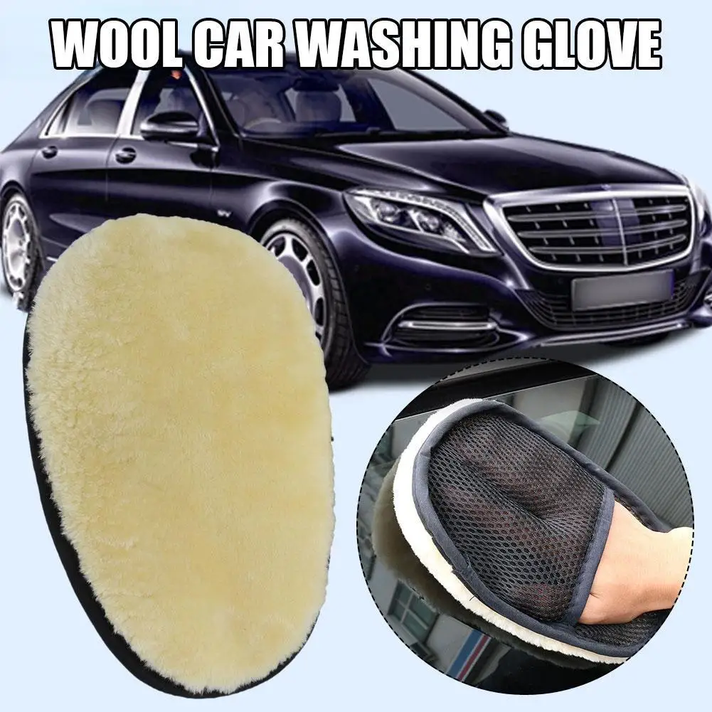 Car Wool Cashmere Washing Gloves For Kia Sportage Ceed Sorento Cerato Forte