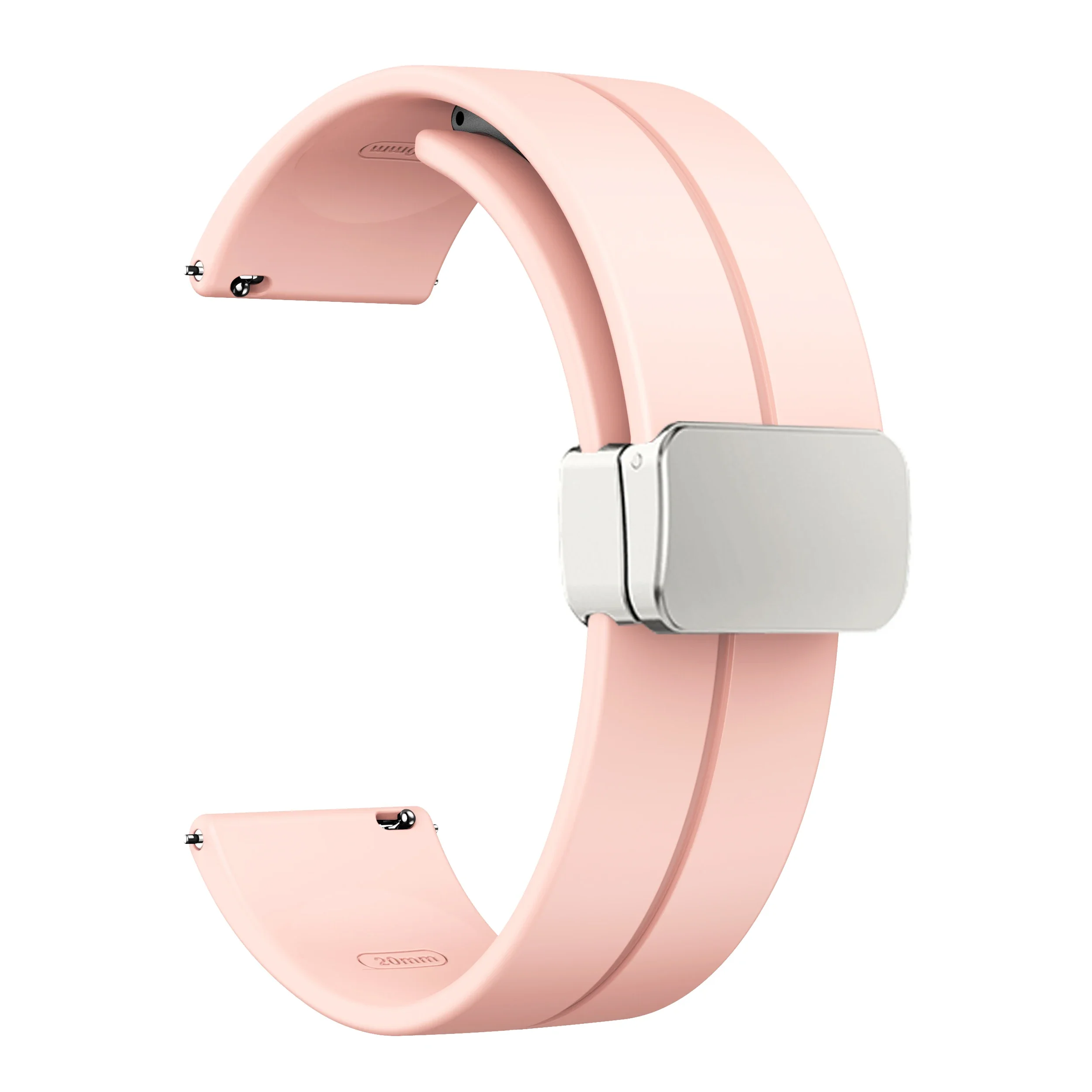 Sport Silicone Magnetic Buckle Watch Strap - 20mm/22mm