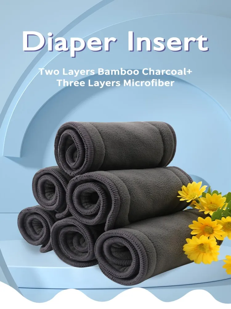 new-arrival-5-layer-bamboo-charcoal-inserts-for-cloth-diapers-washable-nappies-10pcs