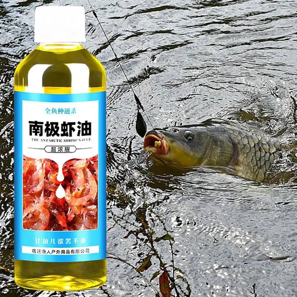 60Ml/100Ml Esca Per Gamberetti Antartico Ad Alta Concentrazione Forte Odore Esca Per Pesci Attrattivo Enhancer Pesca Selvaggia Krill Oil Bait