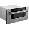 FORNO Capoliveri 30 Inch Stainless-Steel 1000 Watts Microwave Drawer 1.2 cu.ft. 2