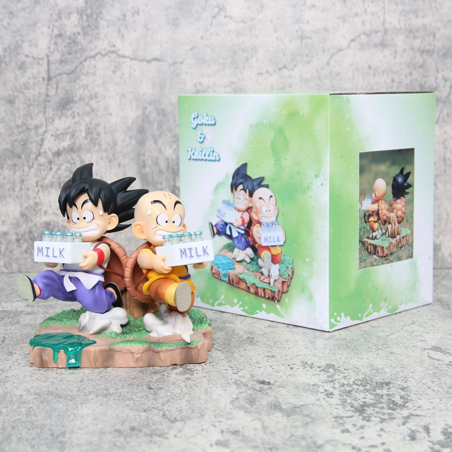 ドラゴンボール悟空とクリリンアニメフィギュア,ミルク