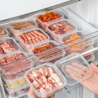 Boîte de conservation de viande congelée GT pour réfrigérateur, tampon de rangement de cuisine pour congélateur, boîtes scellées de qualité alimentaire, préparation de grille 2