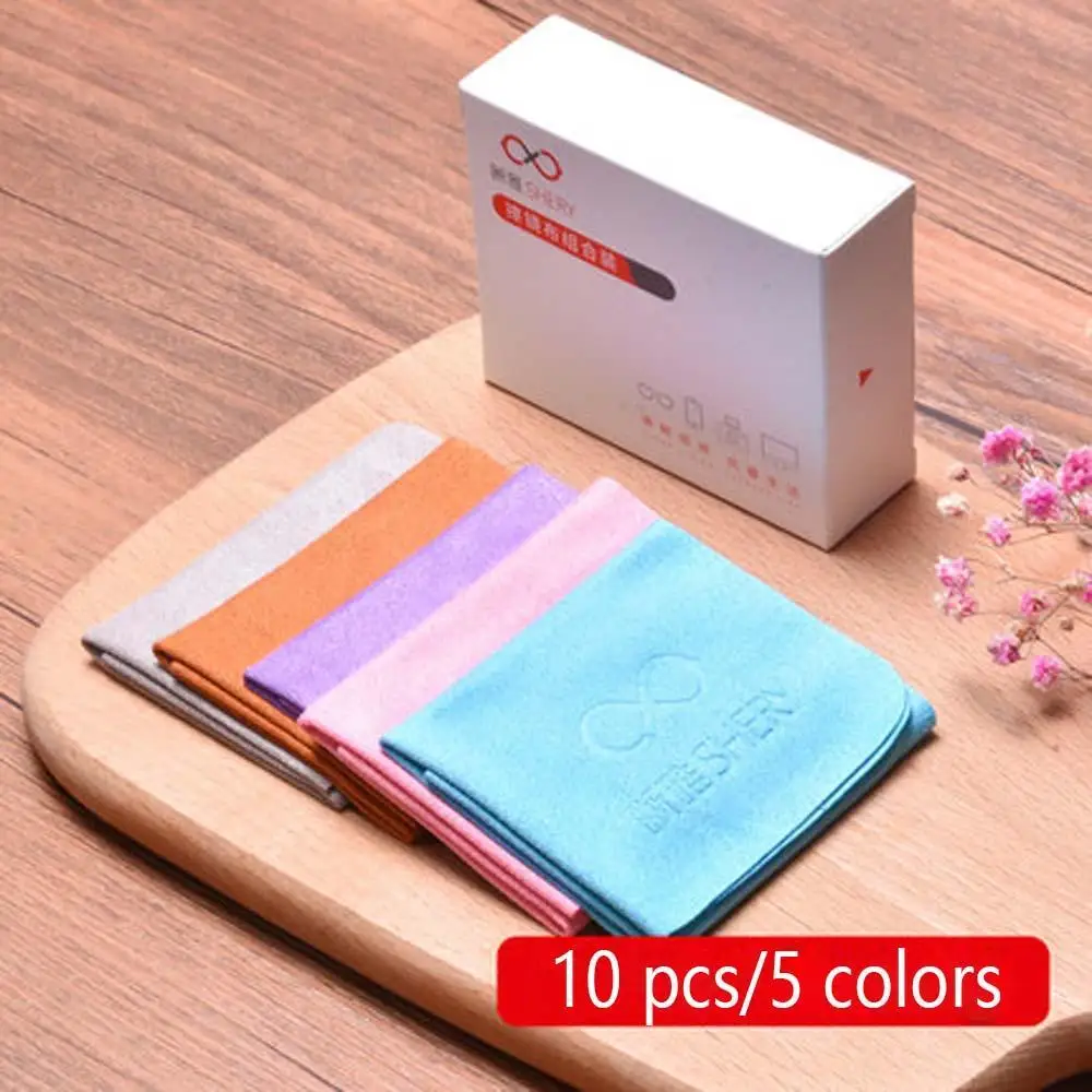 Yüksek Kaliteli Süet Mikrofiber Gözlük Temizleme Bezi Lens Bezi Gözlük Bezi