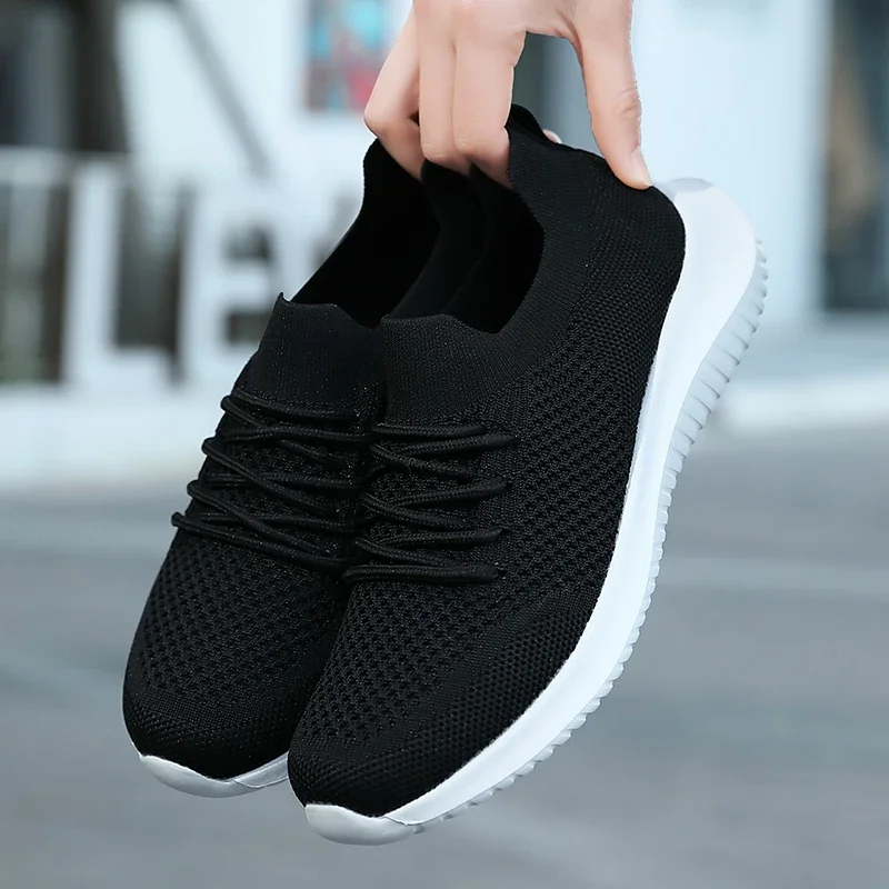 Leisure Running Shoes Women's Tennis Shoes Lightweight and Comfortable Walking Shoes Flat Bottomed Sports Shoes Vulcanized Shoes
