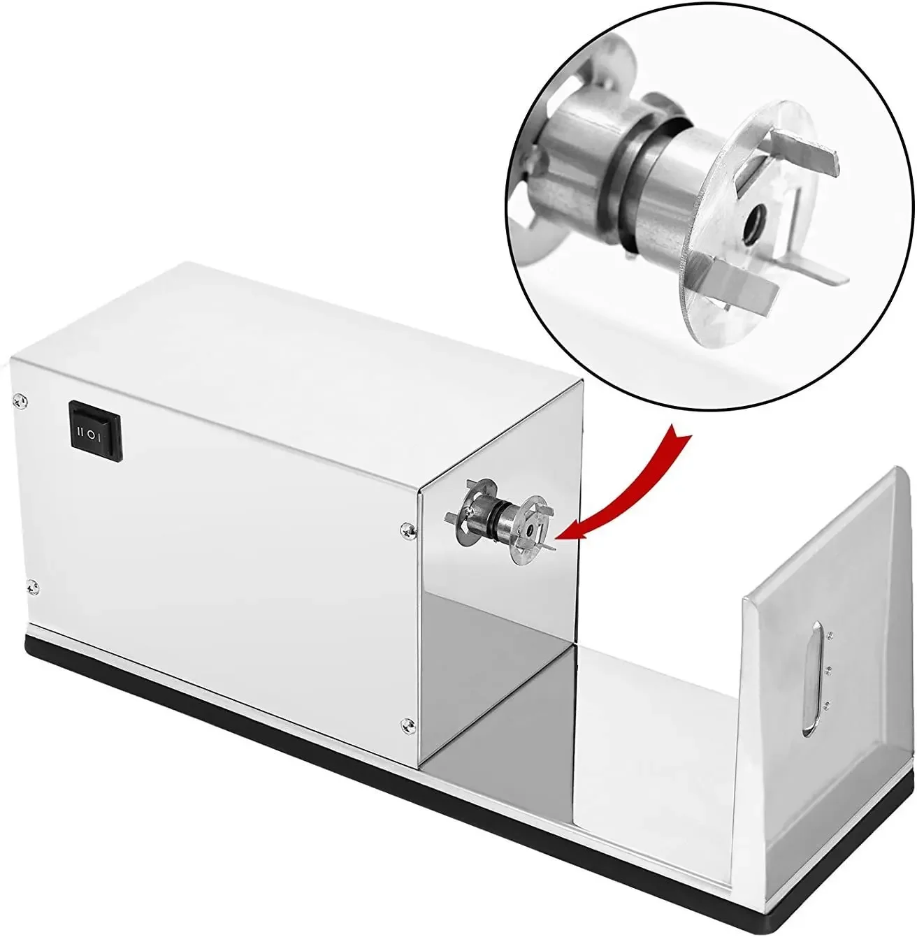 Automatic Electric Spiral Potato Chips Twister Slicer Cutter Machine