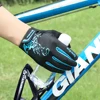 Long Finger Cycling Gloves Breathable Shock Absorption Men And Women Sports Fitness Spring And Summer Touch Screen Riding Gloves 3