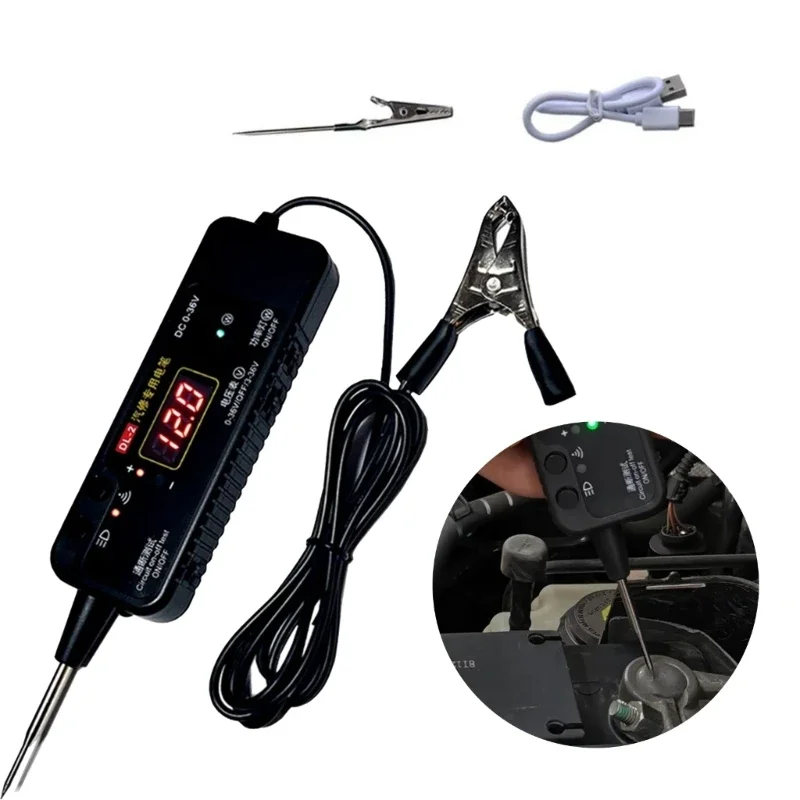 

Auto Circuit Tester DC0-36V Vehicle LED Light Testing Pen Probe Car Power Voltmeter Electrical Tool