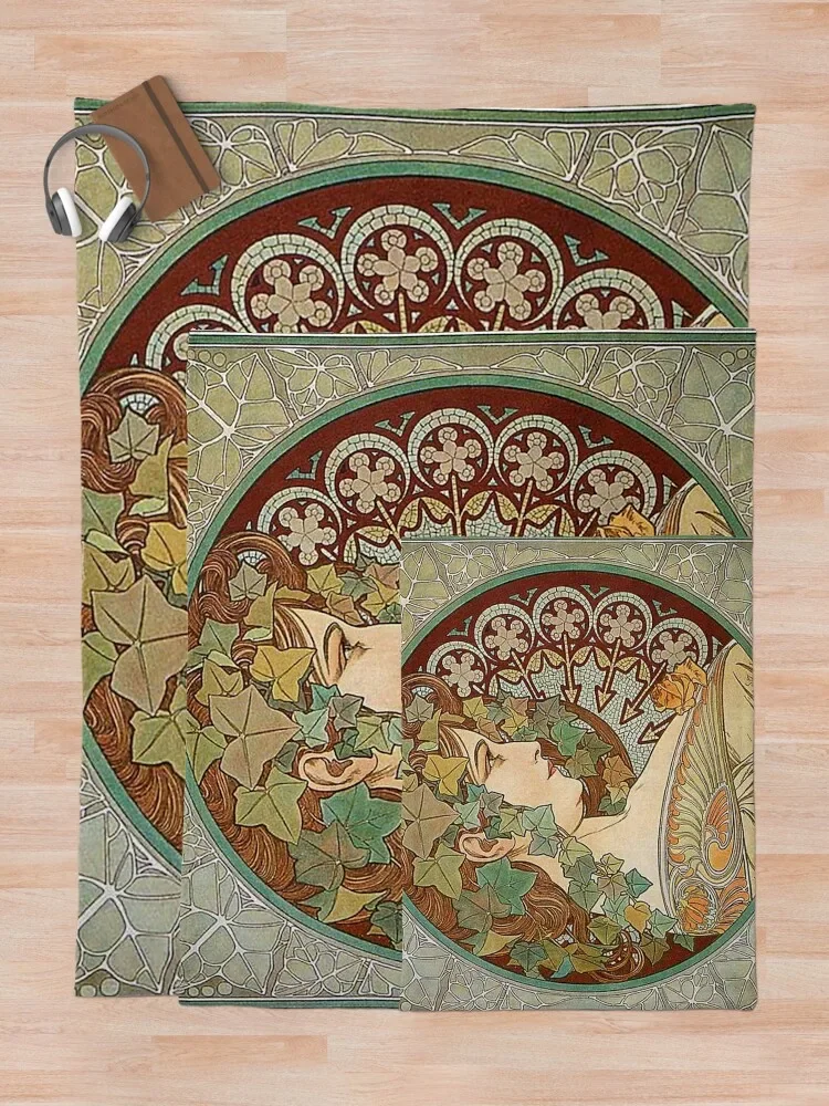 Laurel - Alphonse Mucha- 1901 ������ ���, ���� �̺�, �ε巴�� ũ�� �Ϳ��� ���