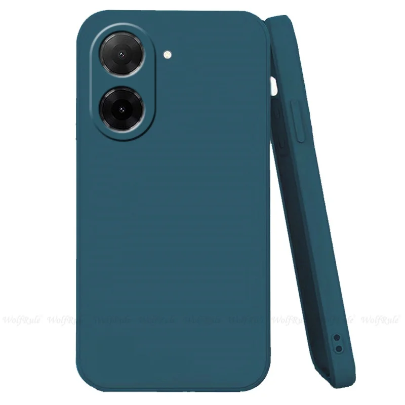 Liquid Silicone Shockproof TPU Soft Phone Case with Original Back Cover Design