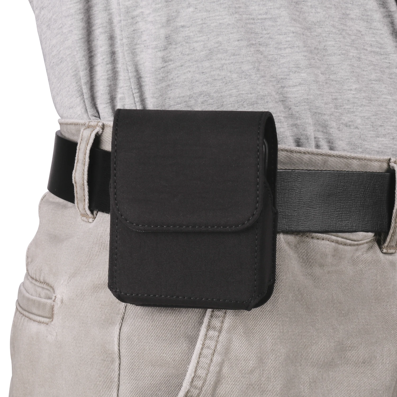 FULAIKATE Nylon-Handytasche mit Klappbildschirm für Samsung Galaxy Z Flip3 5G Hüfttasche für Motorola RAZR Huawei P50 Taschenholster – Detail 14