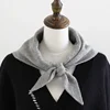 British Triangle Wool knitted Scarf Women Autumn Winter Comfortable Gentle Sweet Korean Version Neck Protection Small Scarf 2