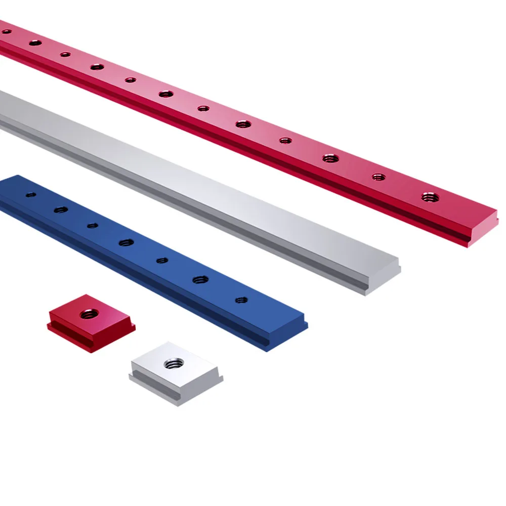 TtrackSliderBarAluminumAlloyMiterBarSliderTableSawGaugeRod