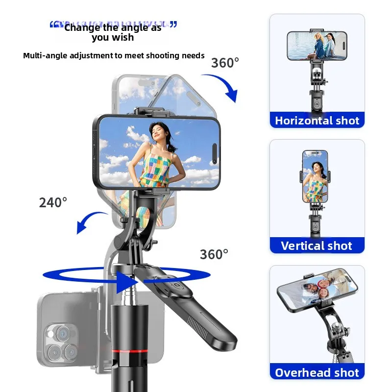 F16 셀카봉, 흔들림 방지, 접이식 블루투스 리모컨 카메라, 라이브 스트리밍 셀카봉, 삼각대, 휴대폰 홀더