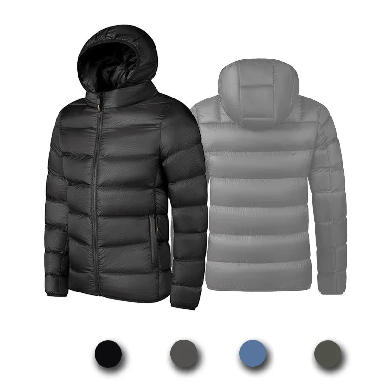 Men New Autumn Winter Warm Waterproof Parkas Jacket Coat Mens Hooded Casual Outwear Detachable Hat Outfits Parkas Coat Male