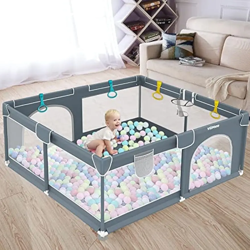 and-toddlers-play-yard-for-babies-kids-play-pen-for-outdoor-house-anti-fall-playyard-grey