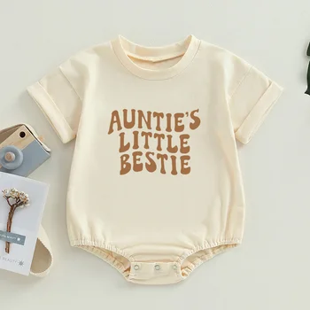 Auntie's Little Bestie Bubble Romper 1