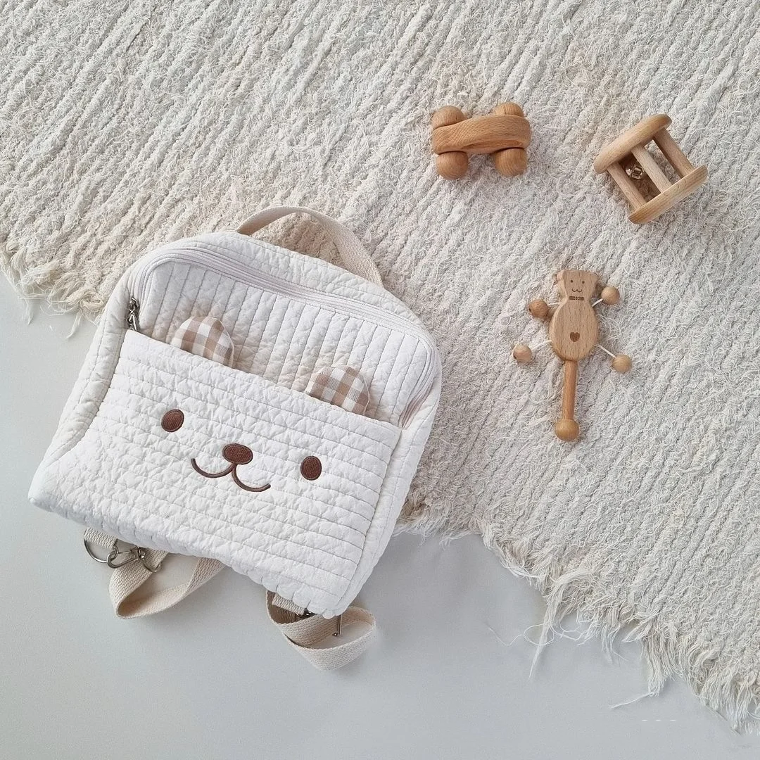 Personalized Embroidered Teddy Bear Backpack | Children Travel Backpack | Custom Teddy Toddler Bag | Personalized Preschool 5