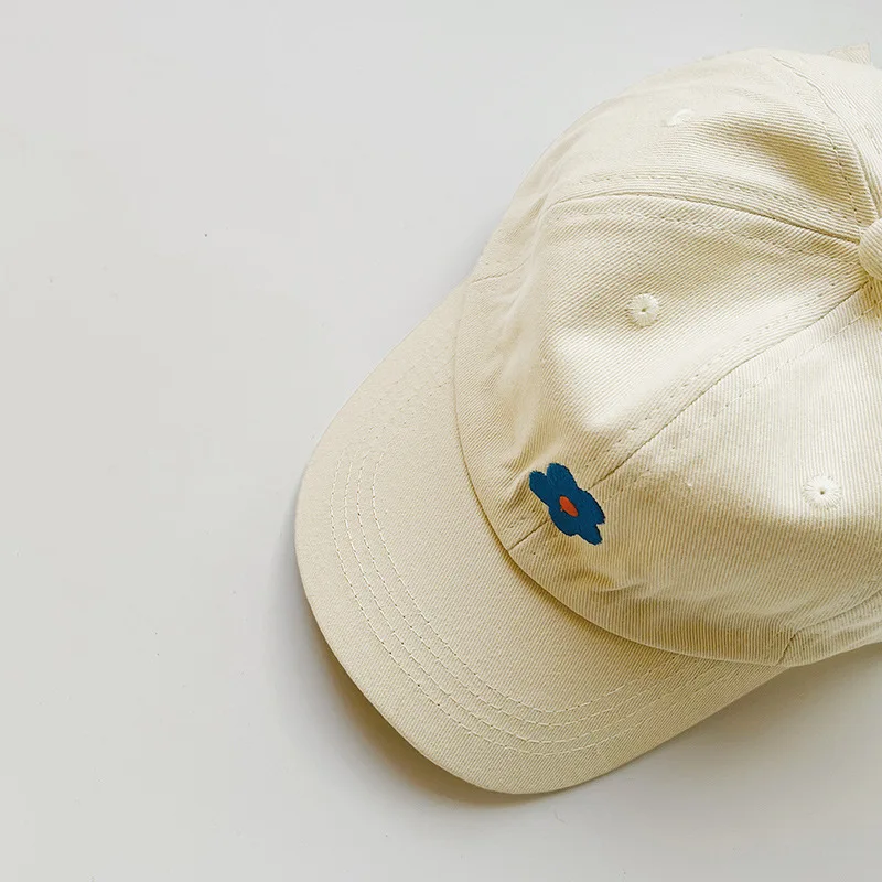 Kids Baseball Cap - Solid Color Cotton Sun Visor Hat for Ages 3-5