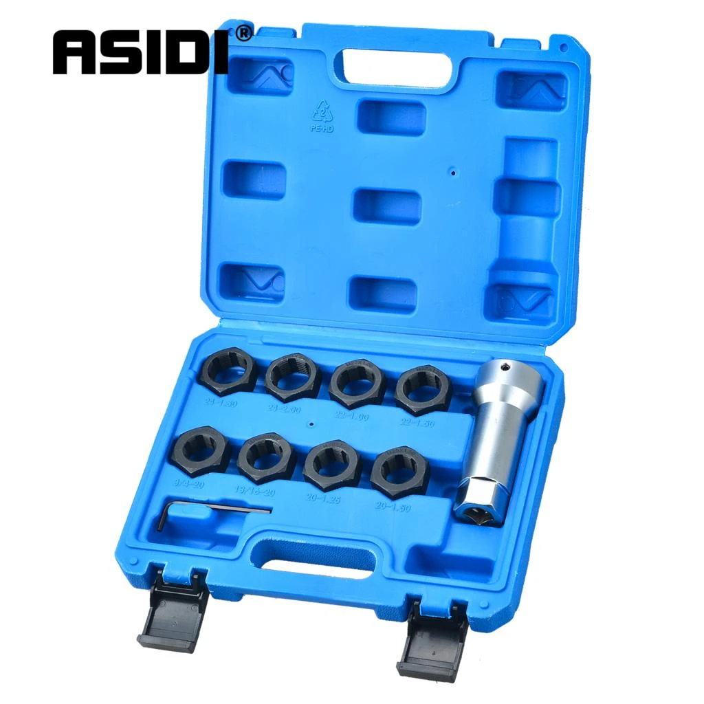 Axle Spindle Rethreading Tool Set For Damaged Or Rusty Axles Thread