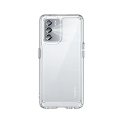 Sleek Transparent TPU Phone Case - Soft and Slim Protective Cover for Realme X7 Max (White)