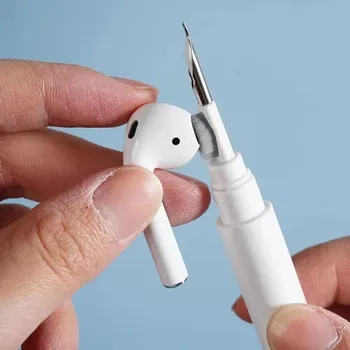 1pc penna per la pulizia degli auricolari Bluetooth spazzola per la pulizia multifunzionale detergente per auricolari
