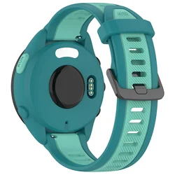 Premium Silicone Watch Strap - Versatile Wristband Bracelet - 20mm universal (Cyan Light green)
