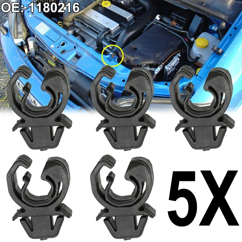 

5pcs For Opel Meriva Astra Vectra Corsa Bonnet Rod Support Engine Hood Support Rod Engine Hood Rod Anchor Clip