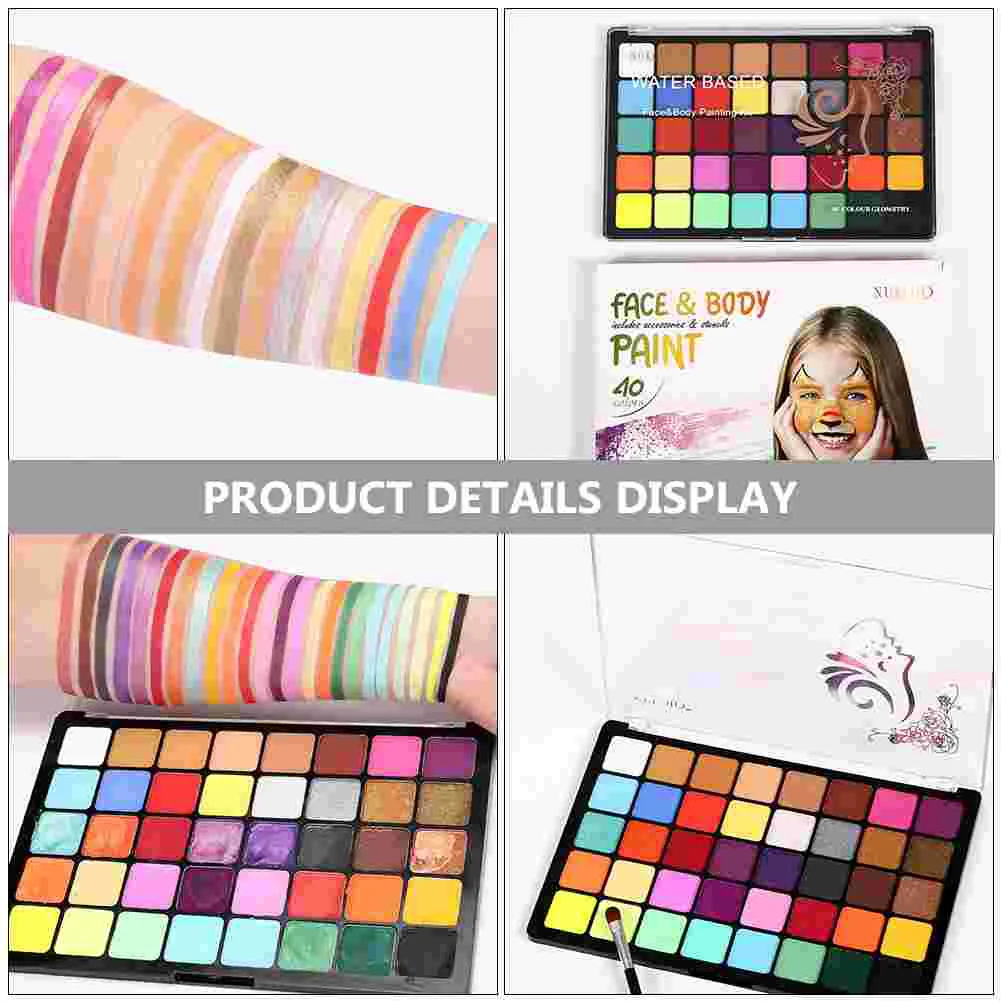 Palette Painting Facepaint Makeup Kit Professional Water Based Body Adults  Intimate Activated Eyeliner Kids